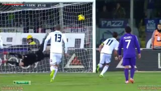 Gilardino Goal - Fiorentina 0-1 Genoa ( Serie A ) 26/01/2014 HD