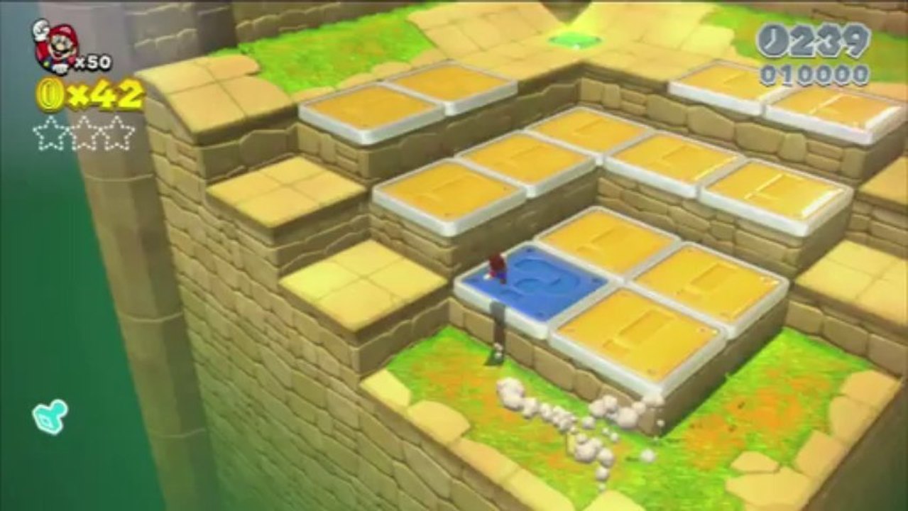 [FR] Guide : Etoiles + stickers (tampons) - Super Mario 3D World  Monde 4 -