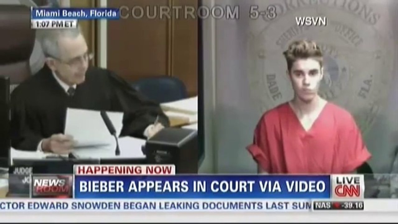 Justin Bieber's Bond Set At $2,500