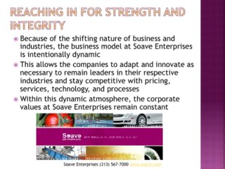 Tony Soave is Guided by Strong Values