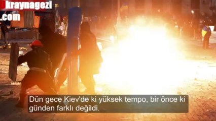 Ukrayna euro meydan mancınık ve molotof kokteyli şovalyeler