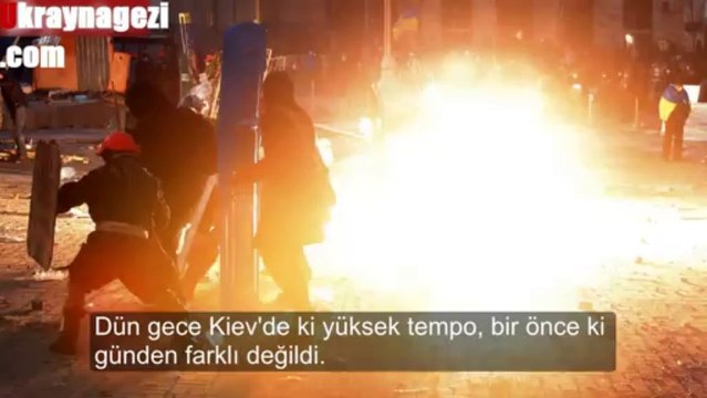 Ukrayna euro meydan mancınık ve molotof kokteyli şovalyeler