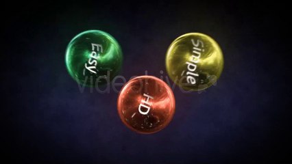 Dynamic Spheres Logo - After Effects Template