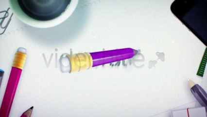 Magic Pencil Drawing - After Effects Template