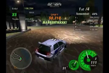 NFS Underground 2 Emre ile Modifiyeli VW golf Drifti