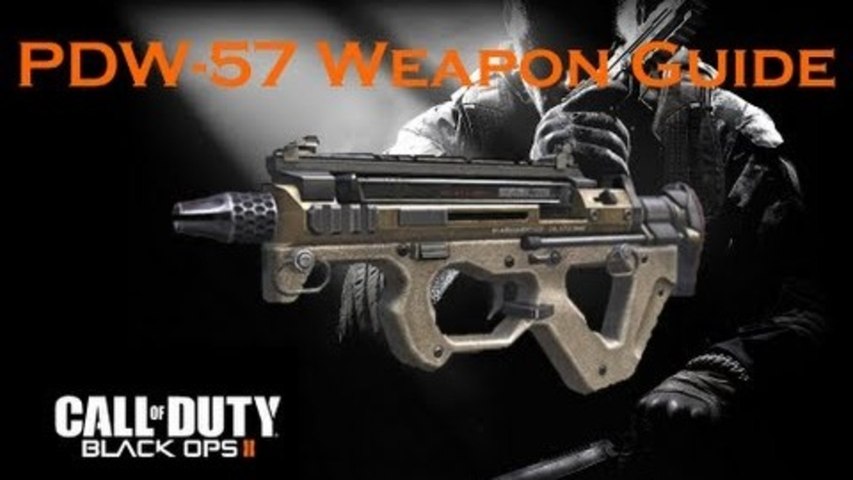 Black Ops 2 Weapon Guide Pdw 57 Best Class Setup And Best Game Strategies Video Dailymotion