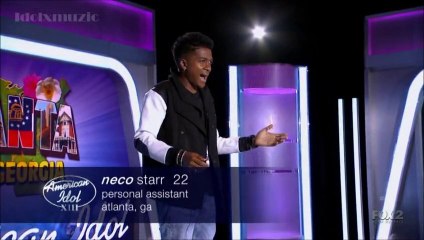Neco Starr and Caleb Johnson - Auditions - American Idol 13