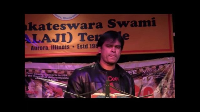 SRI BALAJI TEMPLE, TAGC & R. YADAVALLI: VEGESNA BENEFIT: KRISHNAPRASAD: RIM JHIM