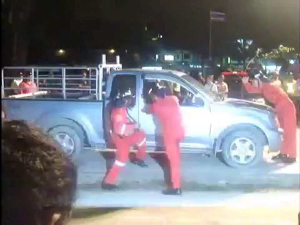 1st tsunami drill at night in Kamala Phuket