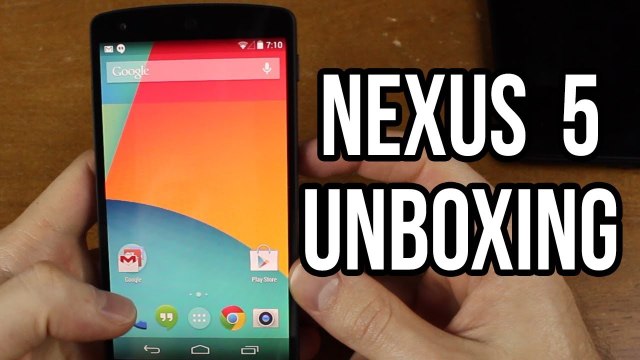 Nexus 5 Unboxing and First Impressions