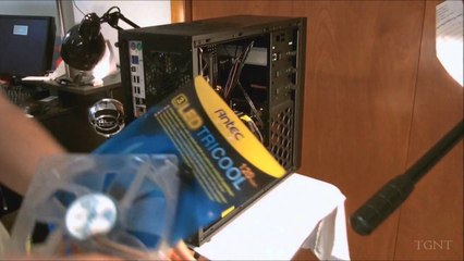 Antec Blue LED Tricool Fans Unboxing and Installation