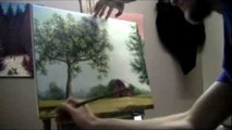 How To Paint A Farm Scene - Acrylic Painting Lessons by Brandon Schaefer