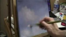 Night Sky - Time Lapse by Beginner Acrylic Artist Brandon Schaefer