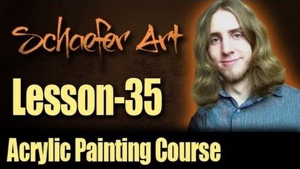 35 - Different Methods and Layering of Acrylic Painting - Acrylic Painting Course