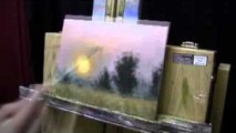 Sunset Practice Panel - Acrylic Painting Time Lapse