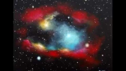 Galaxy - Semi-Time Lapse Acrylic Painting by Brandon Schaefer