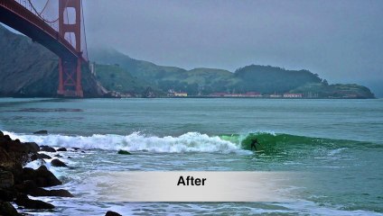 Golden Gate Surfer - Edit in Aperture