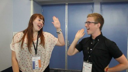 Zumba at VidCon 2012: Tyler, Steve, Zack, Todd, and Mark