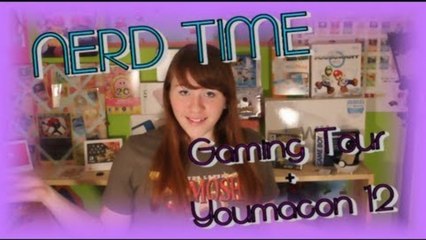 NERD TIME: Gaming Shelf and Setup Tour + YOUMACON 2012