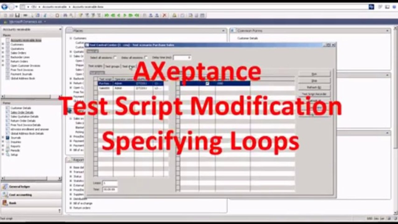 AXeptance Regression Testing with Microsoft Dynamics AX