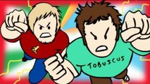 TOBUSCUS VS PEWDIEPIE! (Cartoon)