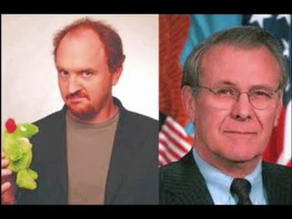 Louis C.K. asks Donald Rumsfeld- are you a lizard