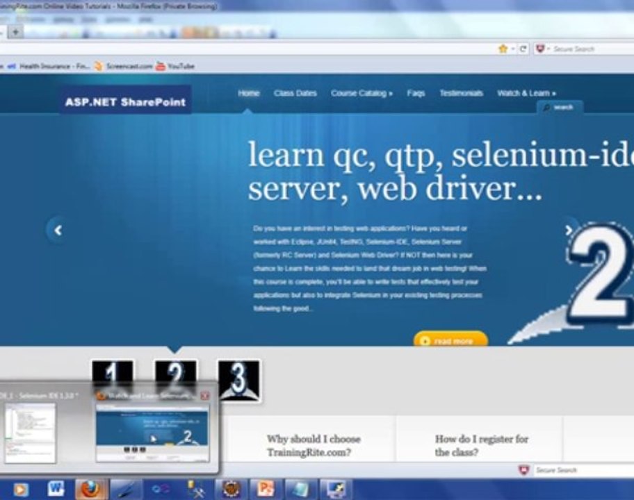 TrainingRite_com Learning QTP Video 1