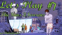 Let's Play : The Sims 3 Season (Part 7) - Snow , Skating And Snowboarding !