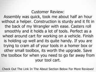 HOMAK BK06022704 27-Inch 2-Drawer Tool Cart Review