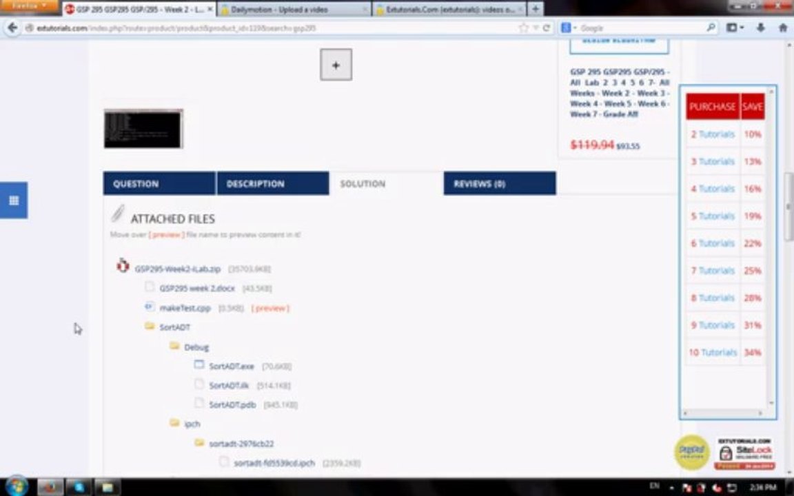GSP 295 GSP295 GSP/295 - Week 2 - Lab 2 - iLab 2 - Sorted List Lab - Elements in your sorted list should be string elements. The ADT sorted list chapter in your textbook reviews the implementation steps and provides source code to help you.
