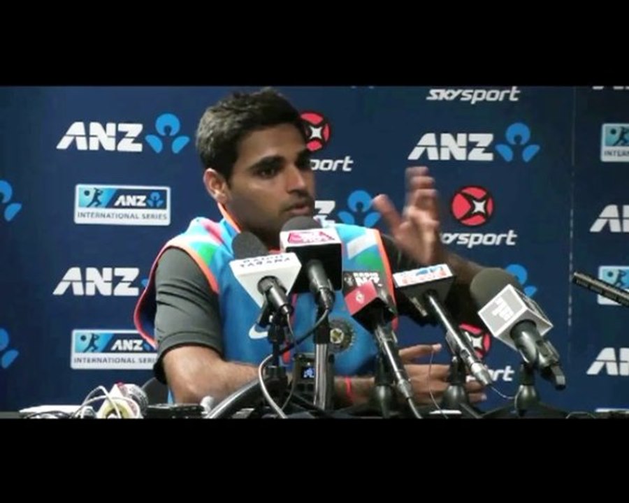 Bhuvneshwar Kumar speaks before Auckland one day