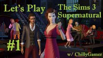 Let's Play : The Sims 3 - Supernatural (Part 1) - Creating The Supernaturals And Moving In