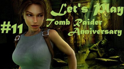 Let's Play : Tomb Raider Anniversary (Part 11) - A Freezing Alligator w/ Commentary