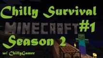 Minecraft : Chilly Survival (S02 Ep.1) - Bats , Carrots And Potatoes !