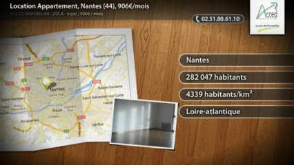 Location Appartement, Nantes (44), 906€/mois