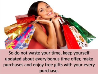 Upcoming Clinique Bonus Time Offers