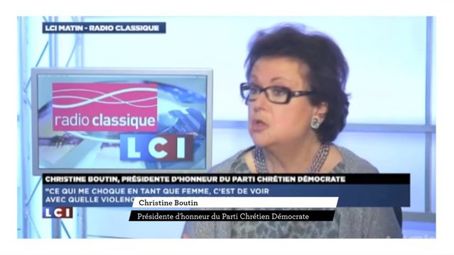 Restez célibataire , le conseil de Christine Boutin à Hollande