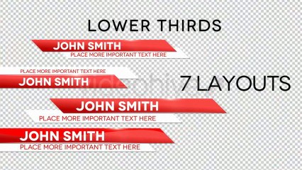 Impact Lower Thirds - After Effects Template
