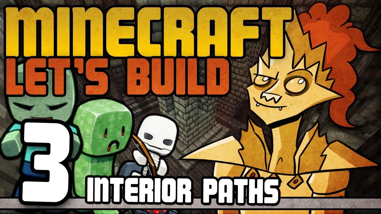 Minecraft - Let's Build An RPG: 3 [Interior Paths]