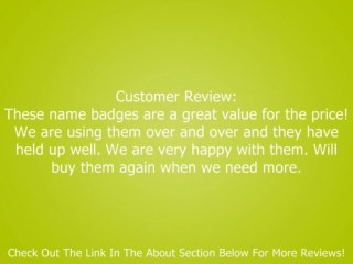C-Line Clip Style Name Badge Holders, 3.5 x 2.25 Inches, Clear, 50 per Box (95523) Review