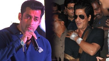 Salman Khan Says Concentrate On Jai Ho And Not Shahrukh's Injury
