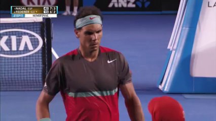 Nadal vs Federer (Australian Open semi finals)