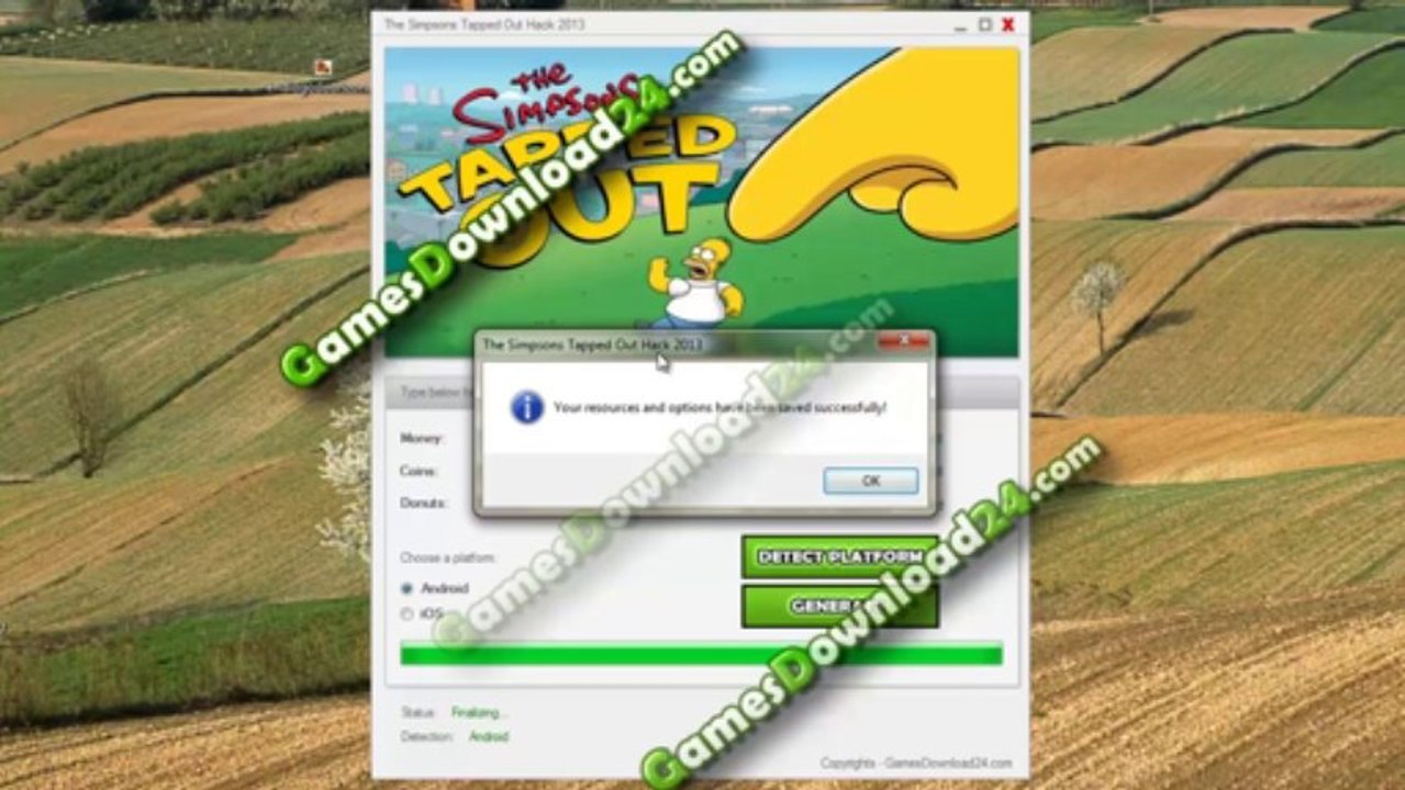 The Simpsons Tapped Out Cheat & Hack Tool (Android_iOS)
