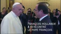 Rencontre entre François Hollande et le pape François le jour de la Saint-François