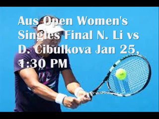Watch Cibulkova Face Li Live Online