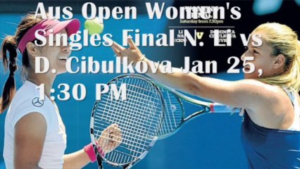 Live Aus Open Cibulkova Face Li Final