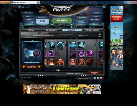 PlayerUp.com - Account Marketplace - Dark Orbit account for sale - Elite(1)