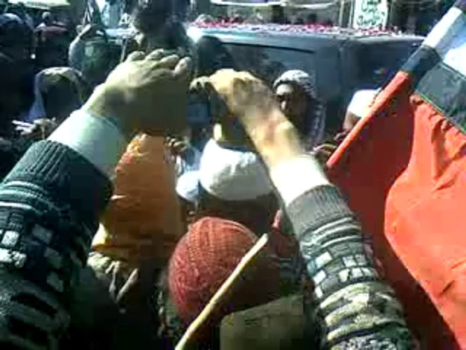 Molana Muhammad Ahmed Ludhianvi at new dumbalo zila Badin Sindh