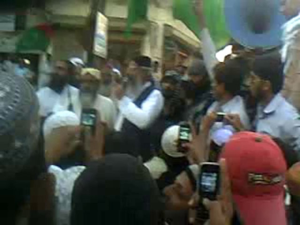 Molana Muhammad Ahmed Ludhianvi at matli zila Badin Sind