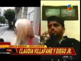 Pronto.com.ar Claudia Villafañe vs. Diego Jr.